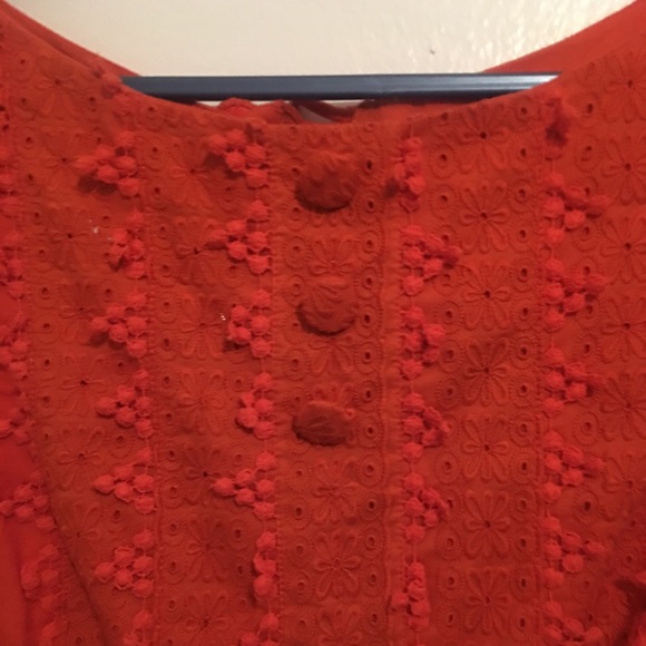 ✨✨H&M Dress Orange Sleeveless size ✨✨ - Picture 2 of 6